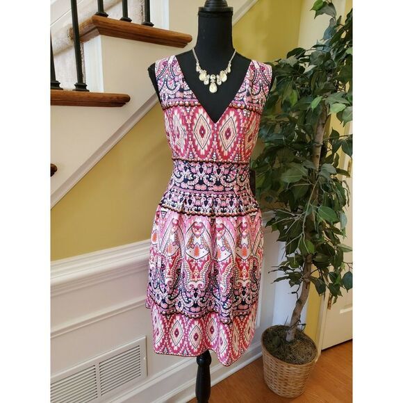 NWT Vince Camuto Size 12 Flare dress - Picture 1 of 10